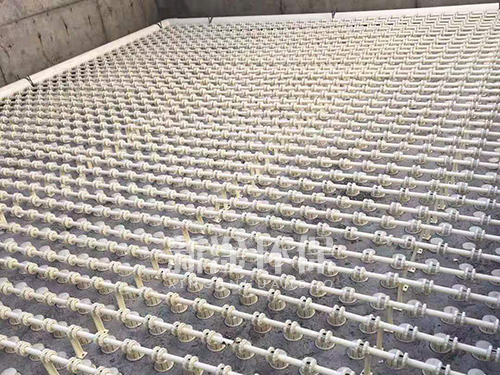 BAF曝氣生物濾池的單孔膜曝氣器安裝案例
